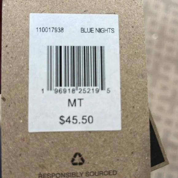 NWT FRYE AND CO. Mens Tall Navy Graphic Long Sleeve Thermal Tee - Picture 6 of 6